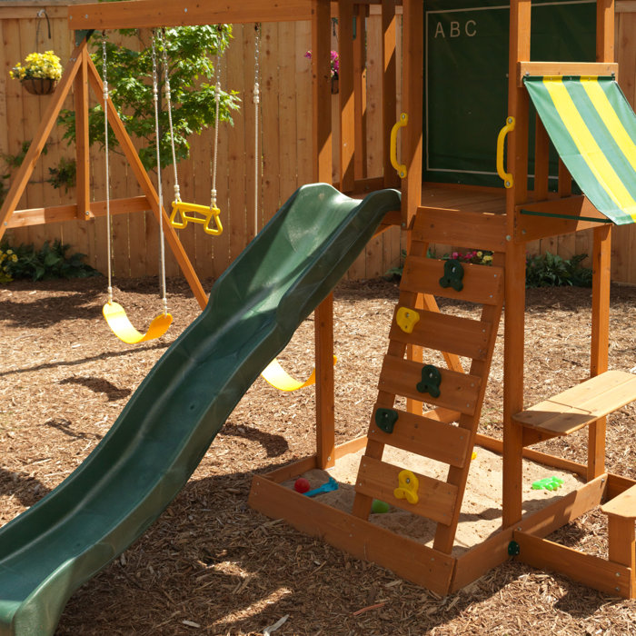 KidKraft Spring Meadow Wooden Swing Set & Reviews Wayfair